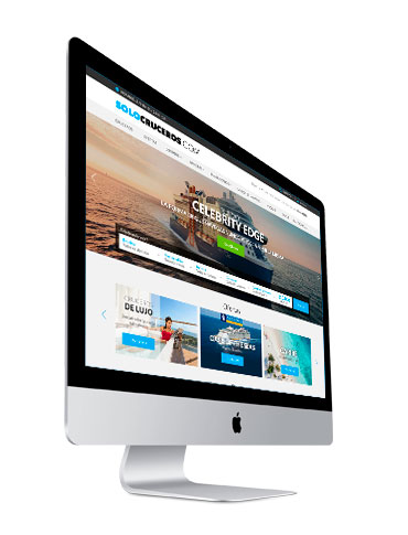 Ordenador mostrando nuestra página web de cruceros por las Islas Griegas. CrucerosIslasGriegas.com Ordenador mostrando nuestra página web de cruceros por las Islas Griegas. CrucerosIslasGriegas.com