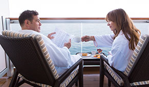 Camarote con Balcón Privado de Holland. CrucerosIslasGriegas.com