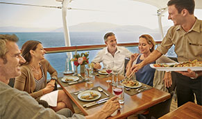 Gastronomía Seabourn Cruise Line. CrucerosIslasGriegas.com