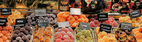 Mercado de la Boqueria en Barcelona. CrucerosIslasGriegas.com