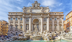 Fontana di Trevi en tu crucero desde Roma