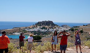 Acrópolis de Lindos, Rodas