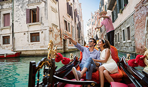 Paseo en góndola en tu crucero desde Venecia