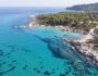 Aegean sea coast in Greece